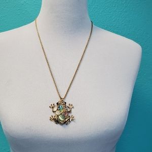 Frog Pendant Necklace